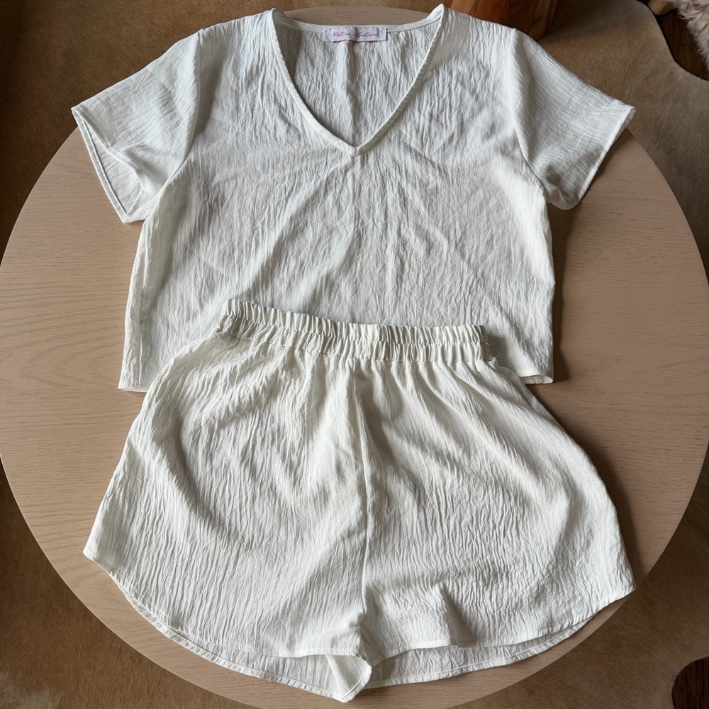 White Women's Loungewear Set